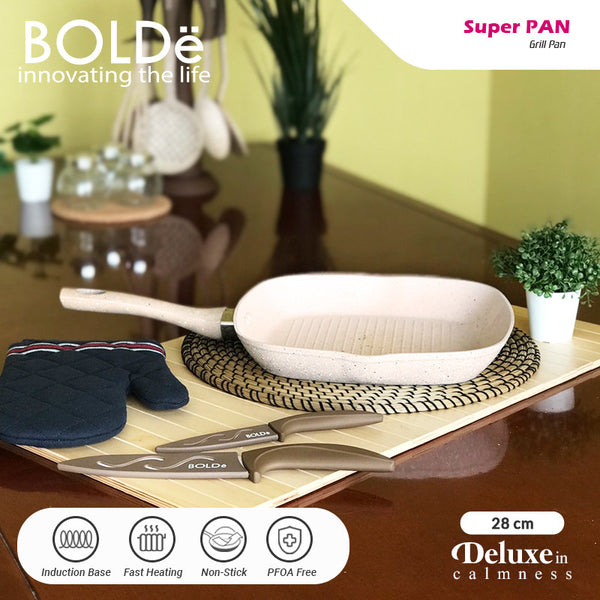 Promo Carote Grill Pan 3 in 1 Anti Lengket 28 Cm Diskon 23% di